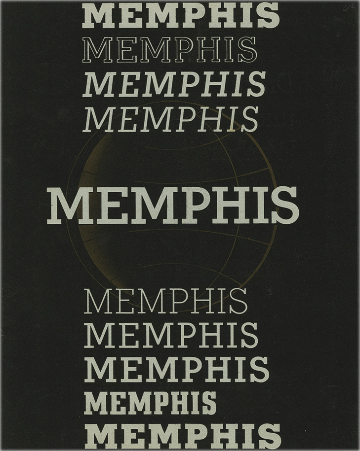 Specimen carattere “Menphis” / Die Menphis umlasst jetzt 10 Garnituren / Rudolf Wolf / 1935 / D. Stempel AG