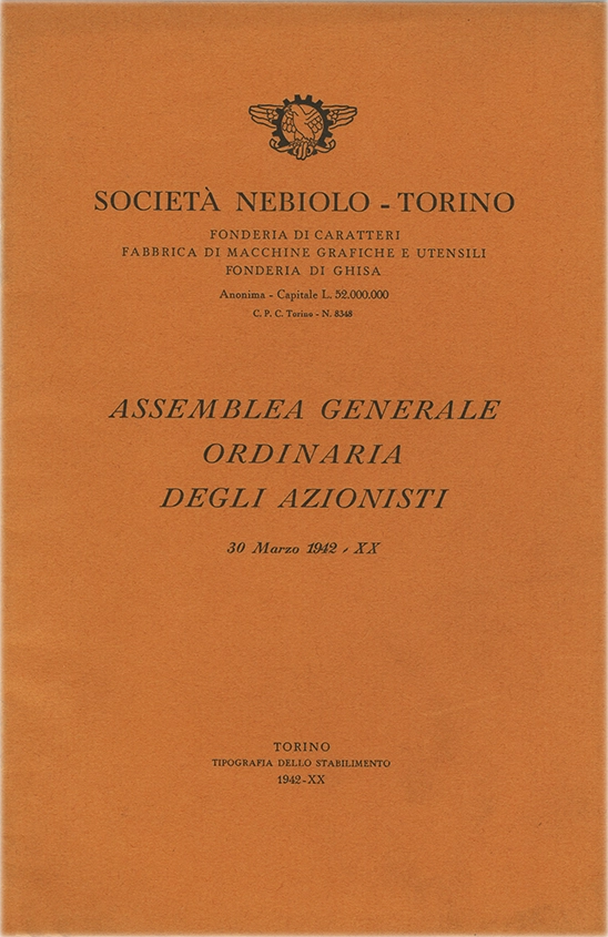 Assemblea Generale Ordinaria degli Azionisti, 30 marzo 1942 - Società Nebiolo