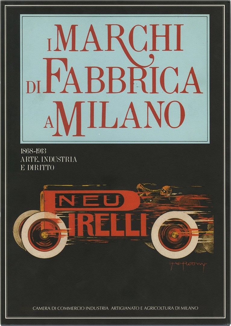 I Marchi di Fabbrica a Milano, 1868-1913 arte, industria e diritto, di G. Ginex, G. Lopez, G. Massetto, del 1993. Il volume esplora la storia e l'evoluzione dei marchi industriali milanesi, concentrandosi sulle imprese che hanno contribuito alla trasformazione della città in un centro nevralgico dell'industria e del design.