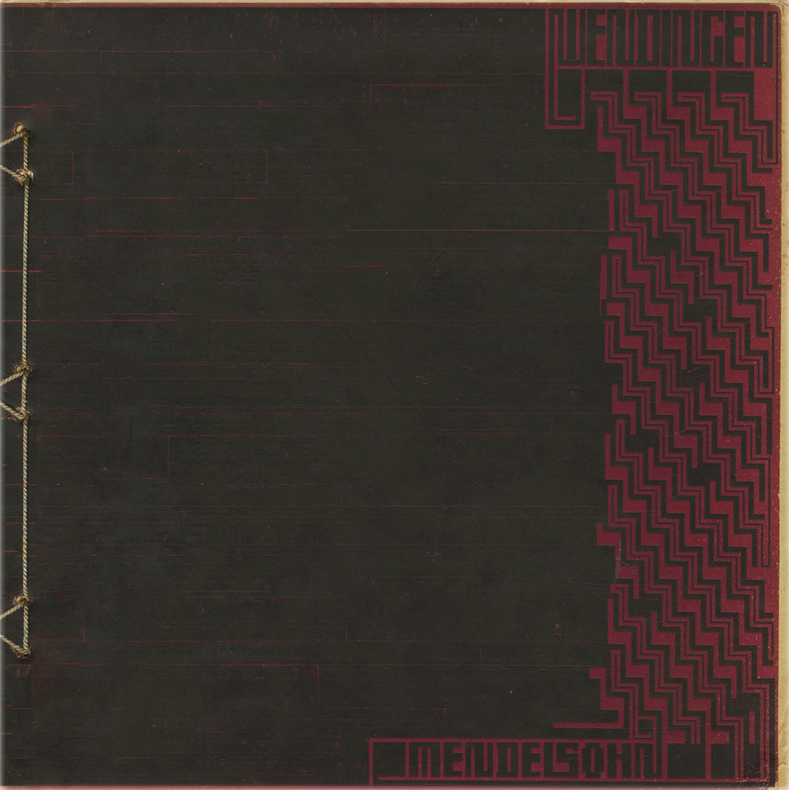 Wendingen 1920 - 10, copertina di H. Th. Wijdeveld, una illustrazione a colori e 28 illustrazioni in bianco e nero nel testo con immagini fotografiche e planimetrie delle opere di Erich Mendelsohn. Numero monografico dedicato a Erich Mendelssohn con testi di J.F. Staal e Oskar Beyer. Progetto grafico di Hendricus Theodorus Wijdeveld.