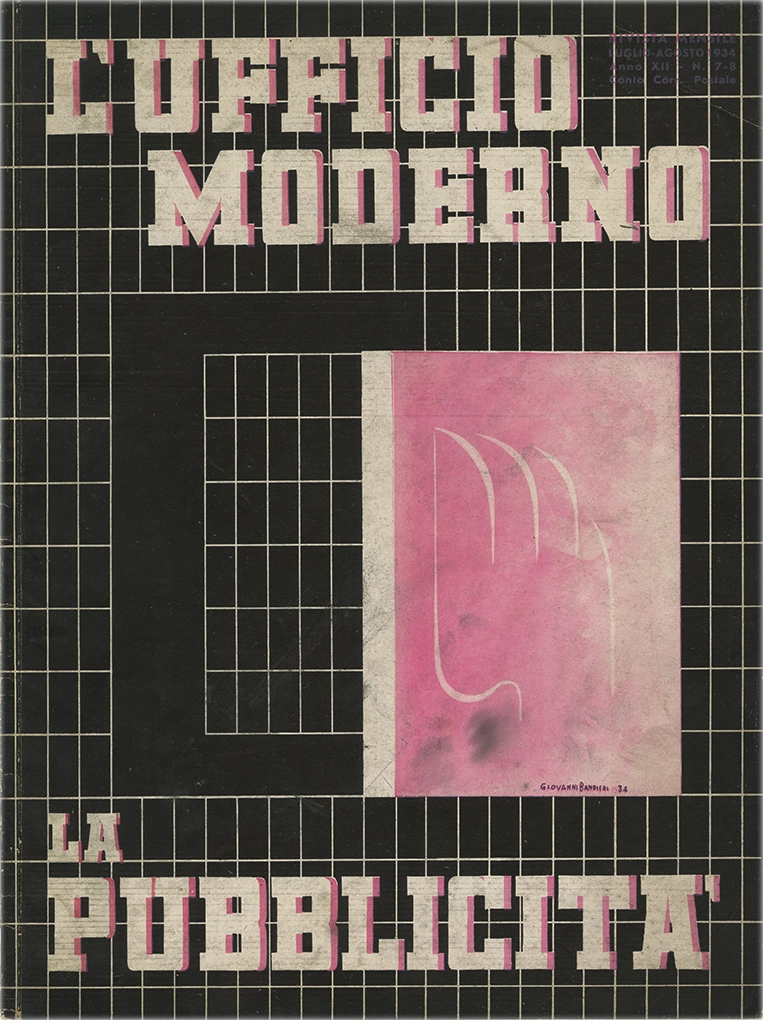 L’Ufficio Moderno n.7/8 – Luglio/Agosto 1934, Studia e risolve tutti i problemi aziendali.