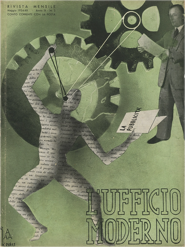 L’Ufficio Moderno n.5 – Maggio 1934, Studia e risolve tutti i problemi aziendali.