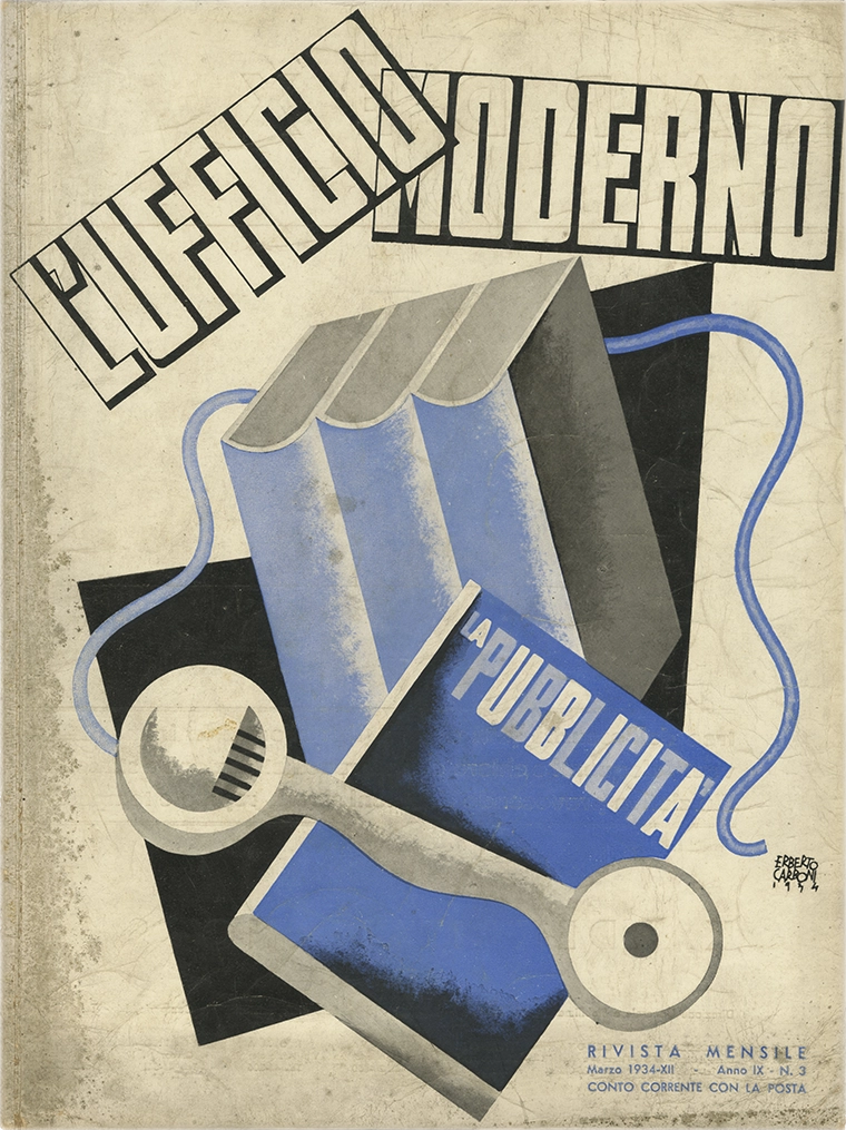 L’Ufficio Moderno n.3 – Marzo 1934, Studia e risolve tutti i problemi aziendali.