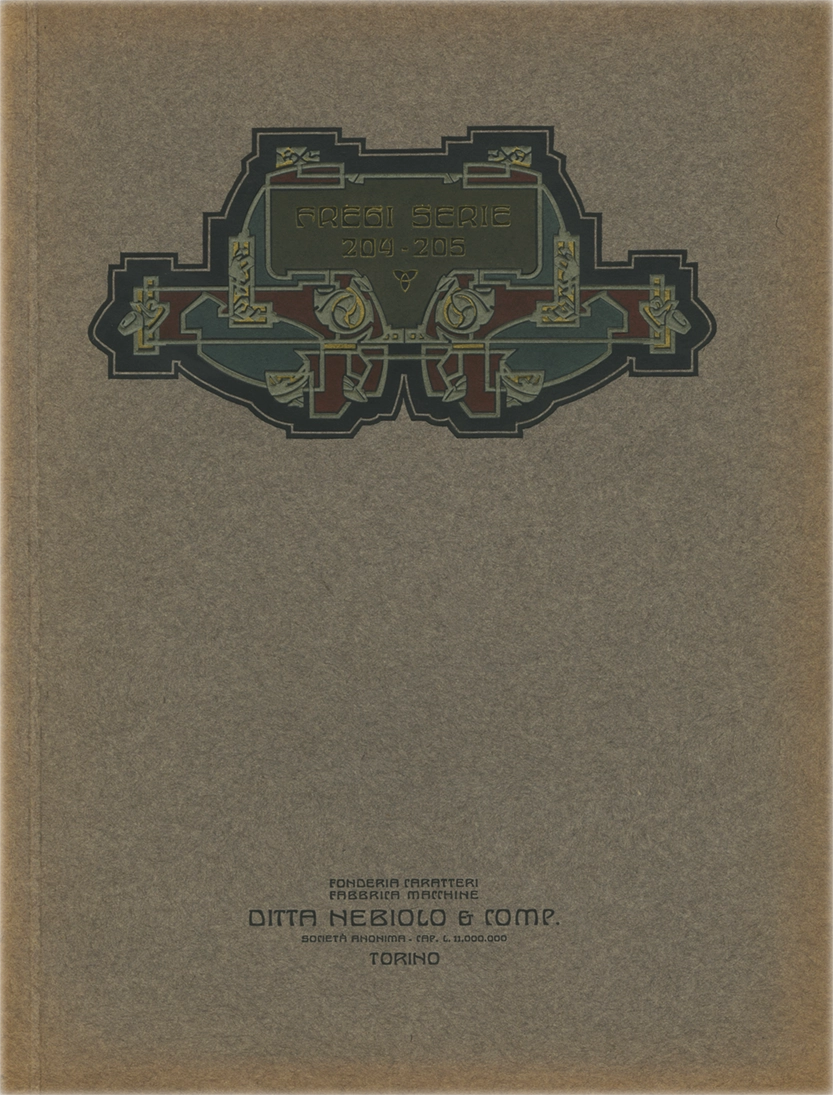 Fregi Serie 204-205 / 1926 / Società Nebiolo Torino.