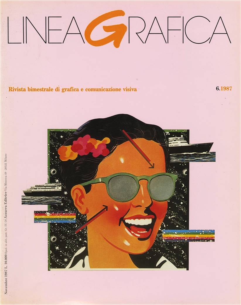 Rivista bimestrale di grafica e comunicazione visiva - G. Baule; W. Pagliardini - Unistudio Associati - n. 6 – Novembre 1987 - Azzurra Editrice